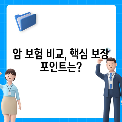 암 보험 상품 비교 가이드| 나에게 맞는 보장 찾기 | 암 보험 추천, 보험료 비교, 암 보험 가입 팁