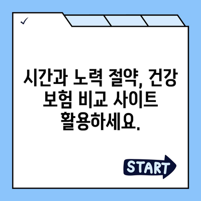 건강 보험 비교 사이트 추천 | 나에게 맞는 보험 찾기, 꼼꼼하게 비교해보세요!