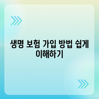 생명 보험 가입 조건 완벽 가이드| 필요한 서류와 절차 | 생명 보험, 가입 방법, 보험 조건