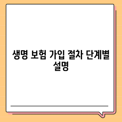 생명 보험 가입 조건 완벽 가이드| 필요한 서류와 절차 | 생명 보험, 가입 방법, 보험 조건