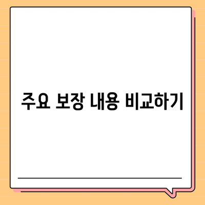 치아 보험 비교로 최적 보장 찾기| 궁극적인 가이드 | 치아 보험, 보장 내용, 비교 방법