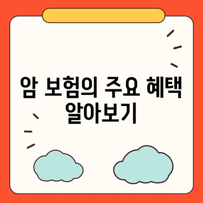 암 보험 상담