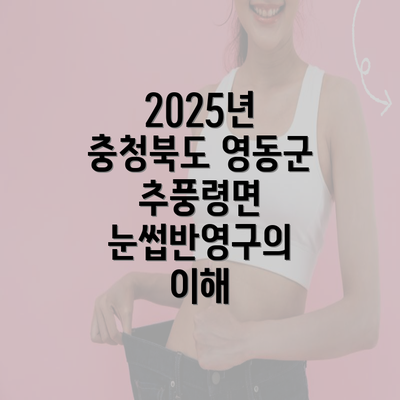 2025년 충청북도 영동군 추풍령면 눈썹반영구의 이해