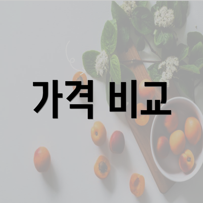 가격 비교