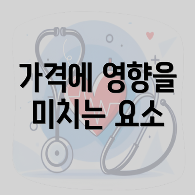 가격에 영향을 미치는 요소