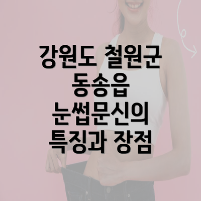 강원도 철원군 동송읍 눈썹문신의 특징과 장점