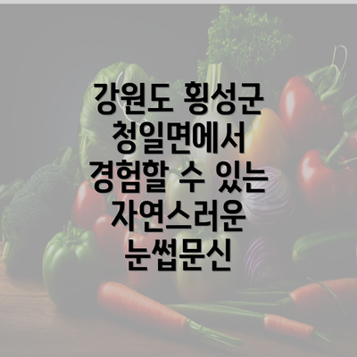 강원도 횡성군 청일면에서 경험할 수 있는 자연스러운 눈썹문신