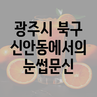 광주시 북구 신안동에서의 눈썹문신