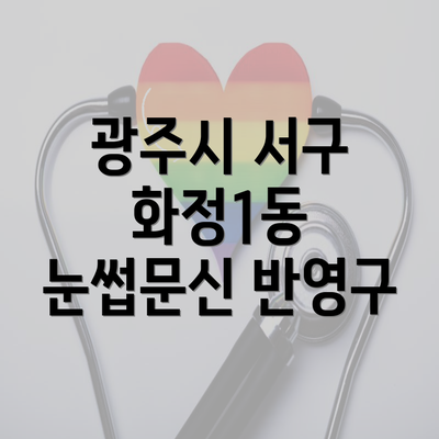 광주시 서구 화정1동 눈썹문신 반영구