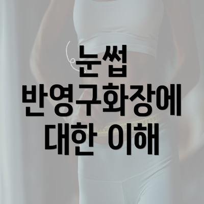 눈썹 반영구화장에 대한 이해