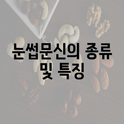 눈썹문신의 종류 및 특징