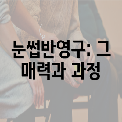 눈썹반영구: 그 매력과 과정