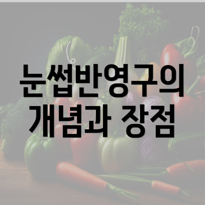 눈썹반영구의 개념과 장점