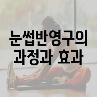 눈썹반영구의 과정과 효과