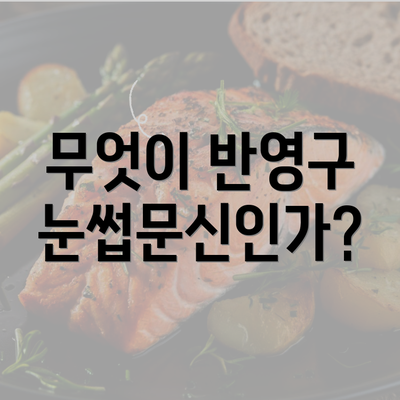 무엇이 반영구 눈썹문신인가?