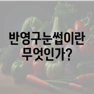 반영구눈썹이란 무엇인가?