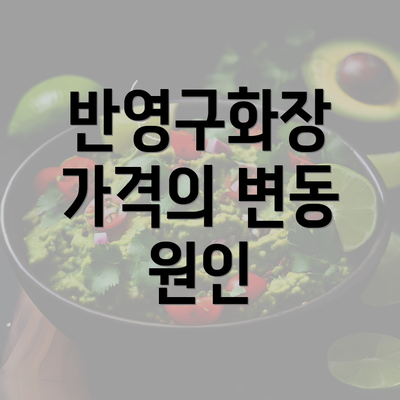 반영구화장 가격의 변동 원인