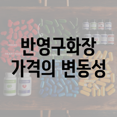 반영구화장 가격의 변동성