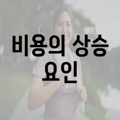 비용의 상승 요인