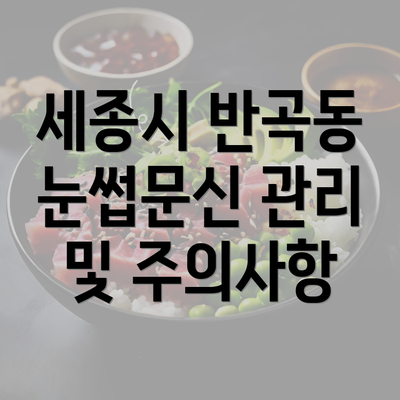 세종시 반곡동 눈썹문신 관리 및 주의사항