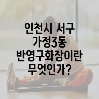 인천시 서구 가정3동 반영구화장이란 무엇인가?