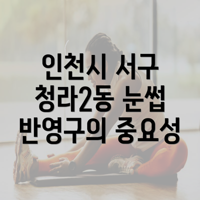 인천시 서구 청라2동 눈썹 반영구의 중요성