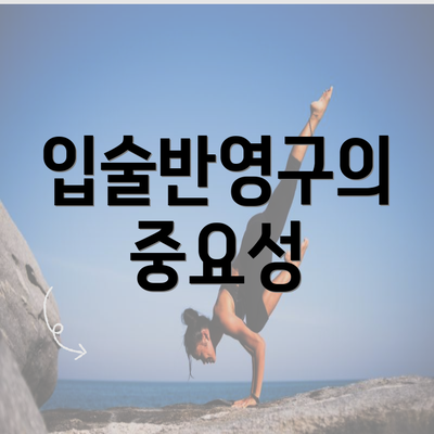 입술반영구의 중요성