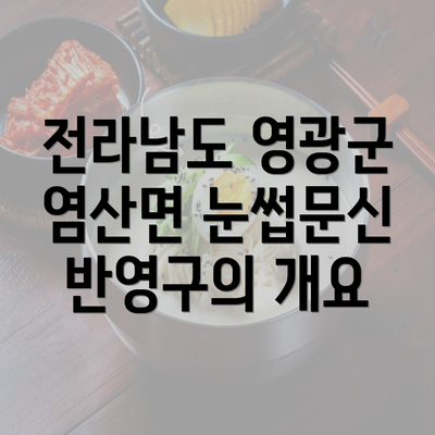 전라남도 영광군 염산면 눈썹문신 반영구의 개요