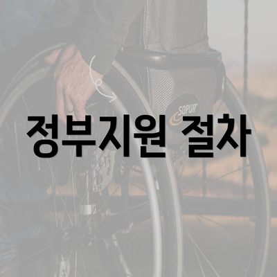 정부지원 절차