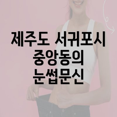 제주도 서귀포시 중앙동의 눈썹문신