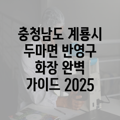 충청남도 계룡시 두마면 반영구 화장 완벽 가이드 2025