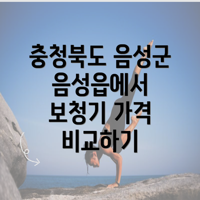 충청북도 음성군 음성읍에서 보청기 가격 비교하기