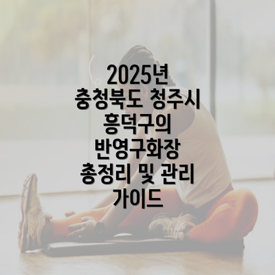 2025년 충청북도 청주시 흥덕구의 반영구화장 총정리 및 관리 가이드