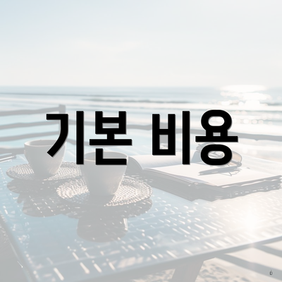 기본 비용