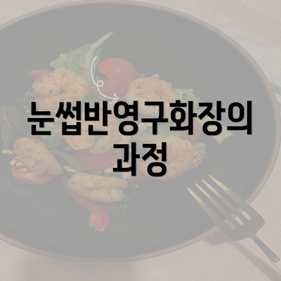 눈썹반영구화장의 과정