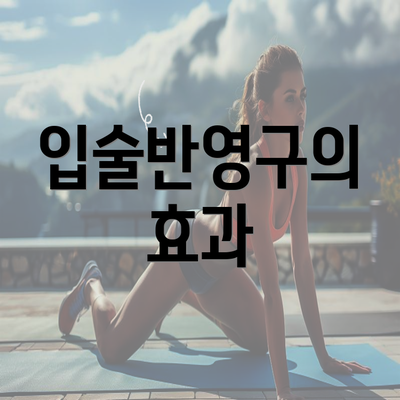 입술반영구의 효과